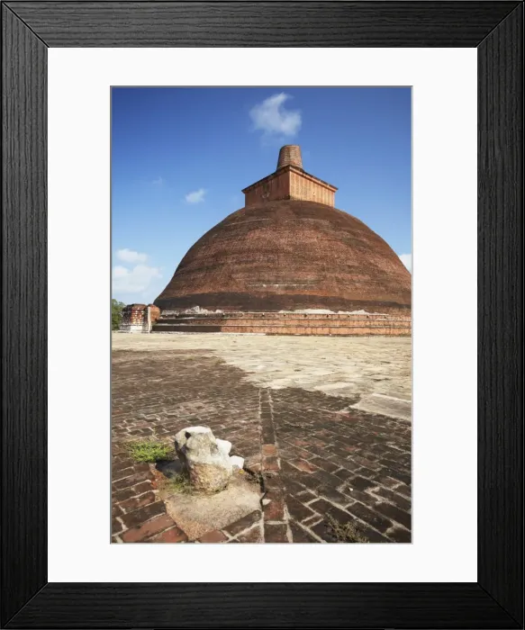 Framed Print : Jetavanarama Dagoba, Anuradhapura, (UNESCO World Heritage Site), North Central Province, Sri Lanka Framed Print : Jetavanarama Dagoba, Anuradhapura, (UNESCO World Heritage Site), North Central Province, Sri Lanka