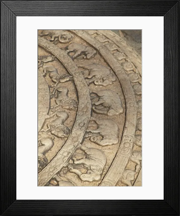 Framed Print : Moonstone at Vatadage, Quadrangle, Polonnaruwa, UNESCO World Heritage Site, North Central Province, Sri Lanka, Asia Framed Print : Moonstone at Vatadage, Quadrangle, Polonnaruwa, UNESCO World Heritage Site, North Central Province, Sri Lanka, Asia
