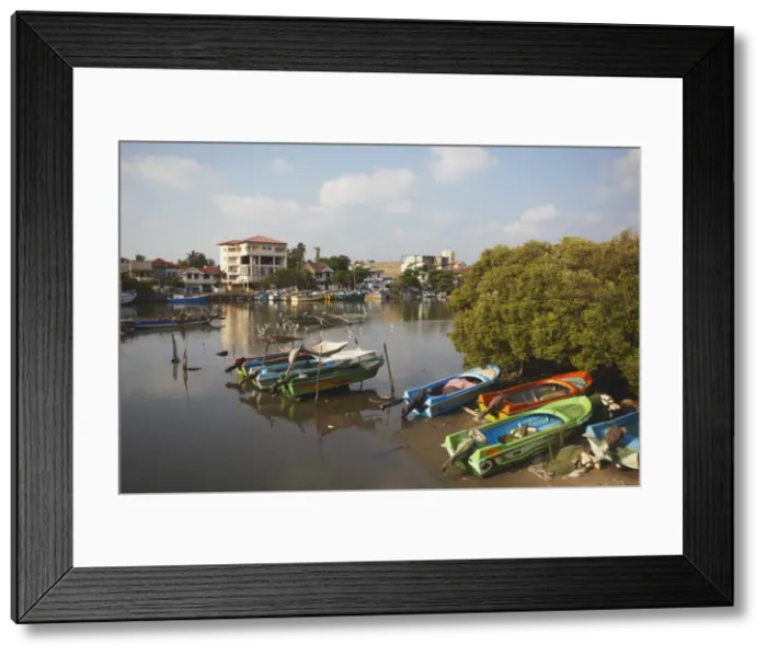 Framed Print : Boats in Negombo Lagoon, Negombo, Western Province, Sri Lanka, Asia Framed Print : Boats in Negombo Lagoon, Negombo, Western Province, Sri Lanka, Asia
