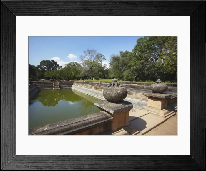 Framed Print : Kuttam Pokuna (Twin Ponds), Northern Ruins, Anuradhapura, UNESCO World Heritage Site, North Central Province, Sri Lanka, Asia Framed Print : Kuttam Pokuna (Twin Ponds), Northern Ruins, Anuradhapura, UNESCO World Heritage Site, North Central Province, Sri Lanka, Asia