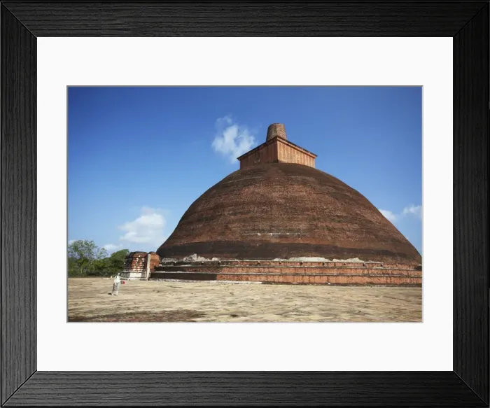 Framed Print : Tourist at Jetavanarama Dagoba, Anuradhapura, UNESCO World Heritage Site, North Central Province, Sri Lanka, Asia Framed Print : Tourist at Jetavanarama Dagoba, Anuradhapura, UNESCO World Heritage Site, North Central Province, Sri Lanka, Asia