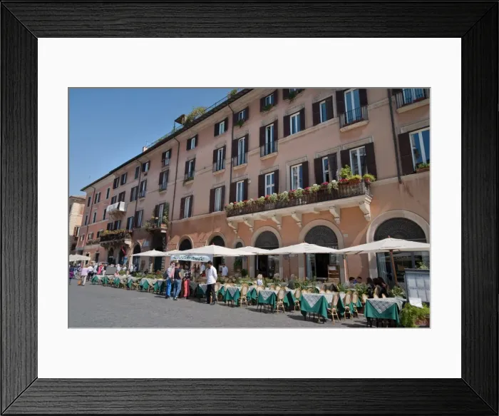 Framed Print : Outdoor restaurant, Piazza Navona, Rome, Lazio, Italy, Europe Framed Print : Outdoor restaurant, Piazza Navona, Rome, Lazio, Italy, Europe