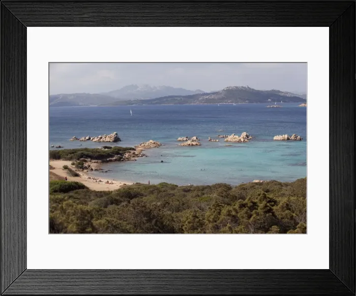 Framed Print : The island of Caprera, Maddalena Islands, view over the coast of Sardinia, Italy, Mediterranean, Europe Framed Print : The island of Caprera, Maddalena Islands, view over the coast of Sardinia, Italy, Mediterranean, Europe