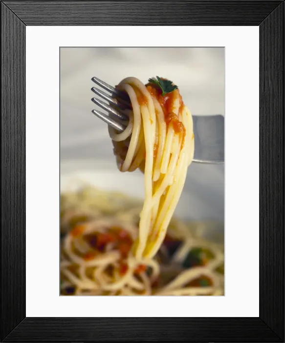 Framed Print : Spaghetti with tomato sauce, Lombardy, Italy, Europe Framed Print : Spaghetti with tomato sauce, Lombardy, Italy, Europe