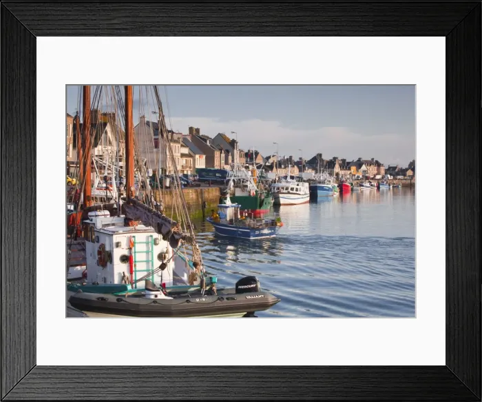 Framed Print : The Fleur de Lampaul, a protected historic monumen in the foreground, and small boat in the harbour at Saint Vst La Hougue, Cotentin Peninsula, Normandy, France, Europe Framed Print : The Fleur de Lampaul, a protected historic monumen in the foreground, and small boat in the harbour at Saint Vst La Hougue, Cotentin Peninsula, Normandy, France, Europe
