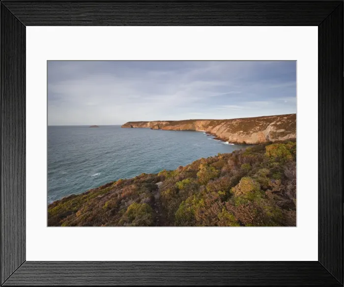 Framed Print : The coastline of Brittany on Cap Frehel, Cote d Emeraude (Emerald Coast), Brittany, France, Europe Framed Print : The coastline of Brittany on Cap Frehel, Cote d Emeraude (Emerald Coast), Brittany, France, Europe