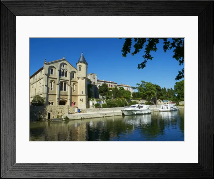 Framed Print : The castle of Ventenac-en-Minervois, Navigation on the Canal du Midi, UNESCO World Heritage Site, Aude, Languedoc Roussillon, France, Europe Framed Print : The castle of Ventenac-en-Minervois, Navigation on the Canal du Midi, UNESCO World Heritage Site, Aude, Languedoc Roussillon, France, Europe