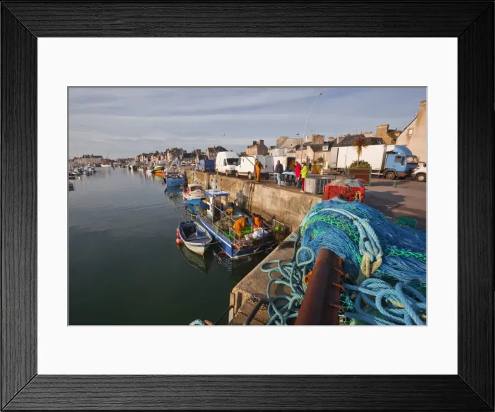 Framed Print : Looking down the harbour at Saint Vst La Hougue, Cotentin Peninsula, Normandy, France, Europe Framed Print : Looking down the harbour at Saint Vst La Hougue, Cotentin Peninsula, Normandy, France, Europe