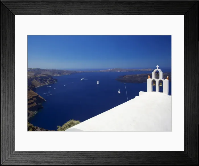 Framed Print : View of caldera from Imerovigli, Santorini, Cyclades, Greek Islands, Greece, Europe Framed Print : View of caldera from Imerovigli, Santorini, Cyclades, Greek Islands, Greece, Europe