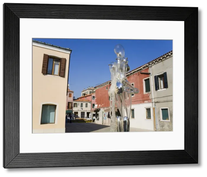 Framed Print : Glass sculpture by Denise Gemin on Bressagio Street, Murano Island, Venice, Veneto, Italy, Europe Framed Print : Glass sculpture by Denise Gemin on Bressagio Street, Murano Island, Venice, Veneto, Italy, Europe
