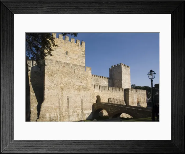 Framed Print : Sao Jorge Castle, Lisbon, Portugal, Europe Framed Print : Sao Jorge Castle, Lisbon, Portugal, Europe
