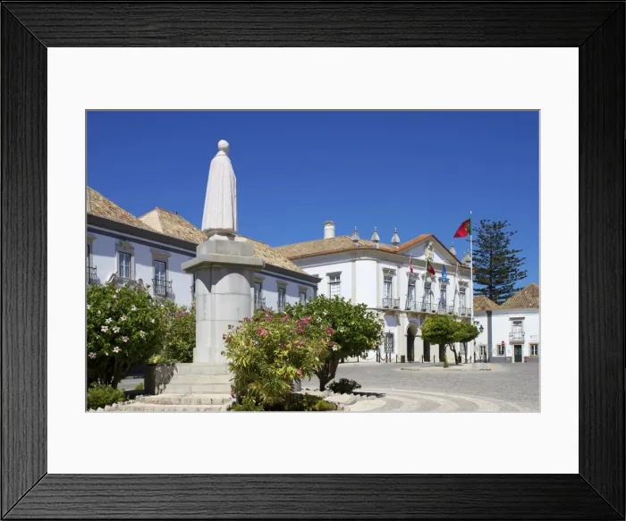 Framed Print : Town Hall, Faro, Algarve, Portugal, Europe