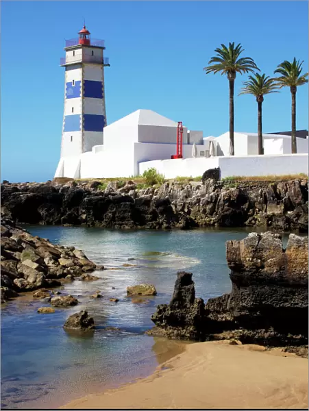 Lighthouse, Cascais, Portugal, Europe