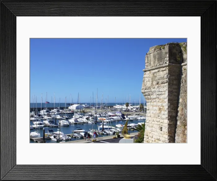 Framed Print : Marina and Old Fort, Cascais, Portugal, Europe Framed Print : Marina and Old Fort, Cascais, Portugal, Europe