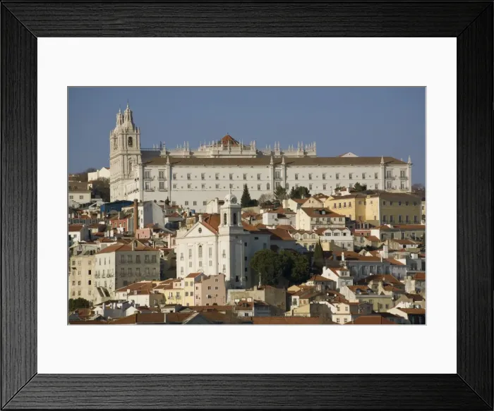 Framed Print : Santa Luzia church and Sao Vicente monastery, Lisbon, Portugal, Europe Framed Print : Santa Luzia church and Sao Vicente monastery, Lisbon, Portugal, Europe
