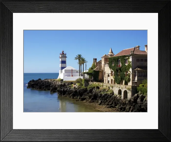 Framed Print : Lighthouse, Cascais, Portugal, Europe Framed Print : Lighthouse, Cascais, Portugal, Europe