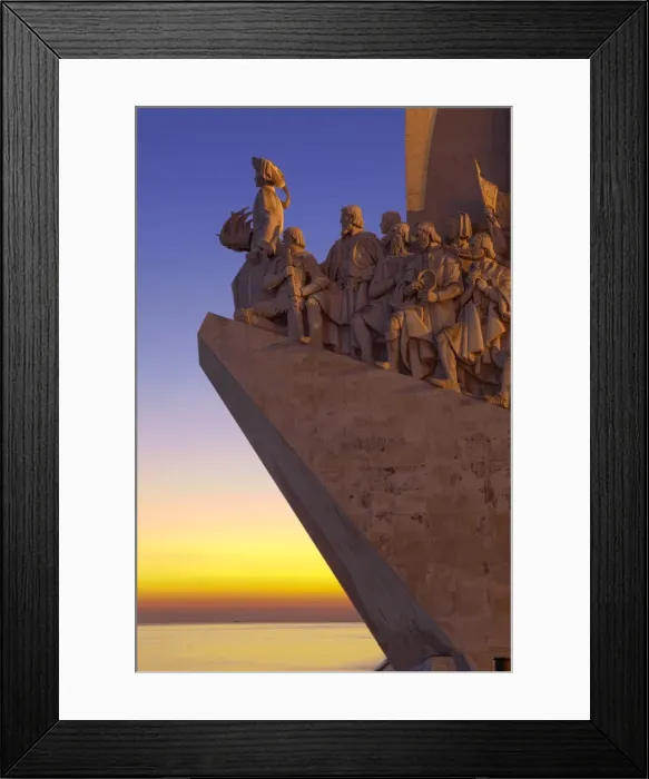 Framed Print : Monument to the Discoveries at dusk, Belem, Lisbon, Portugal, Europe Framed Print : Monument to the Discoveries at dusk, Belem, Lisbon, Portugal, Europe