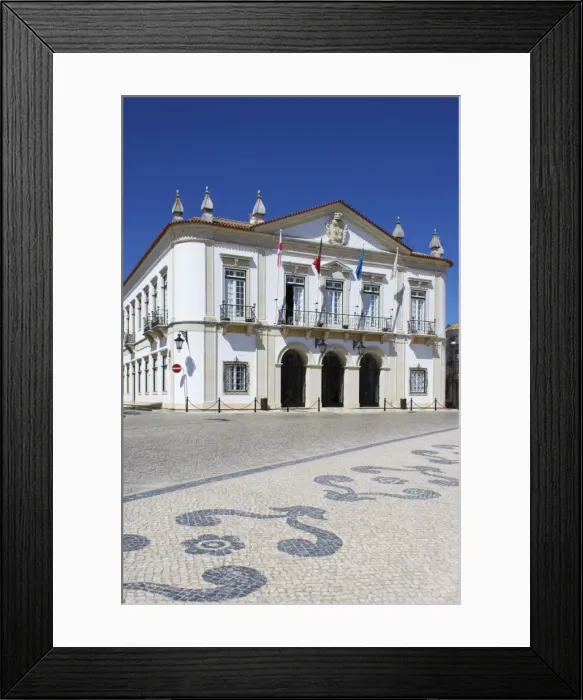Framed Print : Town Hall, Faro, Algarve, Portugal, Europe Framed Print : Town Hall, Faro, Algarve, Portugal, Europe