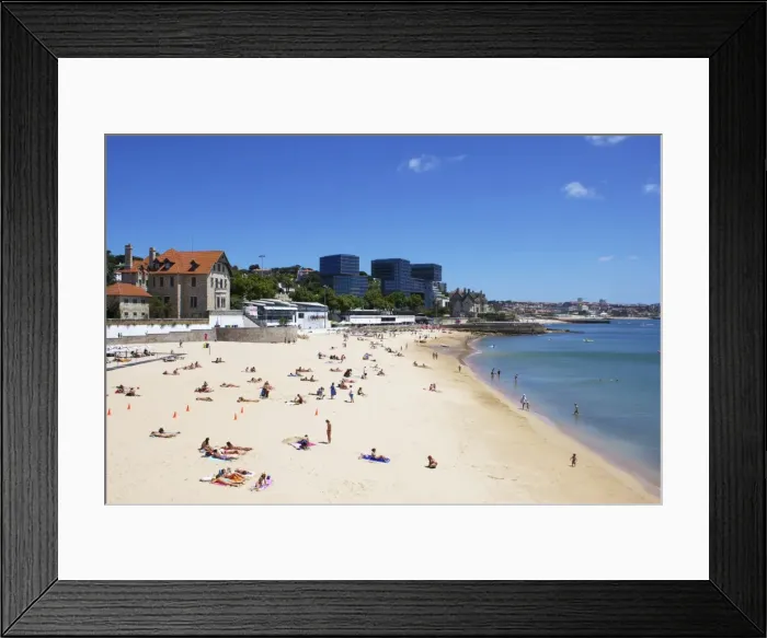 Framed Print : Conceicao Beach, Cascais, Portugal, Europe Framed Print : Conceicao Beach, Cascais, Portugal, Europe