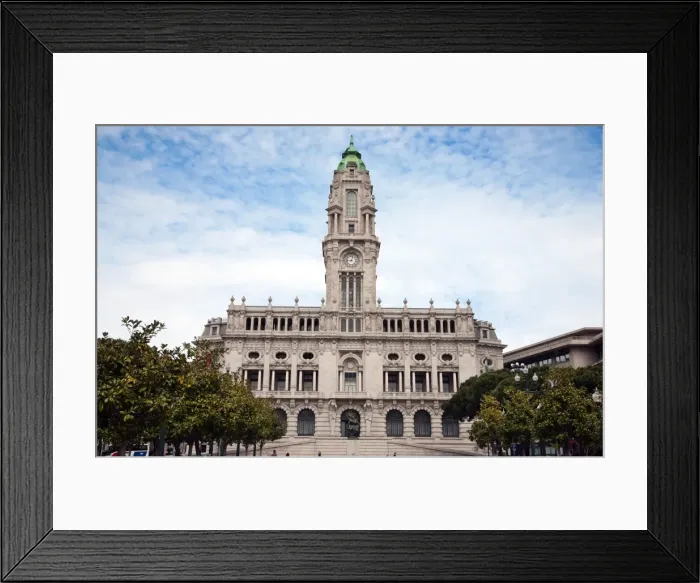 Framed Print : City Hall building, Porto (Oporto), Portugal, Europe Framed Print : City Hall building, Porto (Oporto), Portugal, Europe