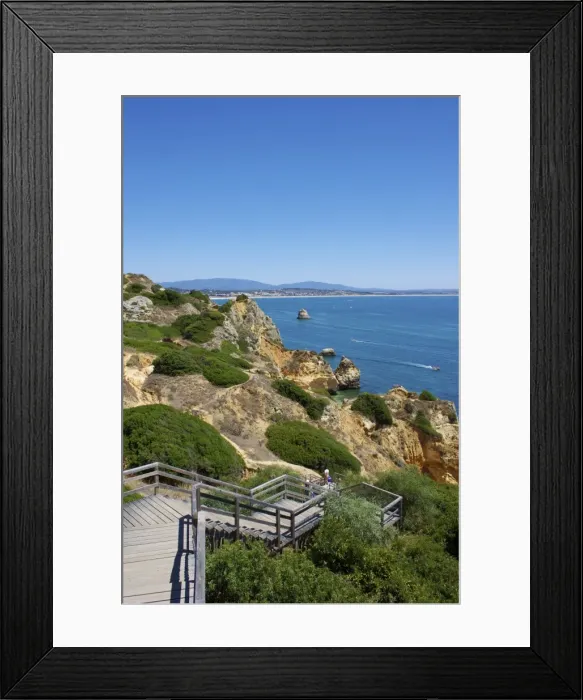 Framed Print : Steps to Praia da Camilo, Lagos, Algarve, Portugal, Europe Framed Print : Steps to Praia da Camilo, Lagos, Algarve, Portugal, Europe