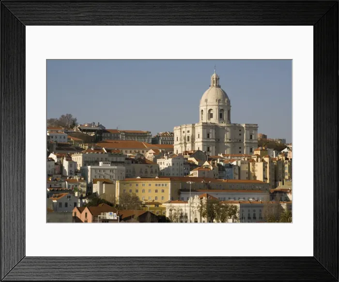 Framed Print : Pantheon and Alfama district, Lisbon, Portugal, Europe Framed Print : Pantheon and Alfama district, Lisbon, Portugal, Europe