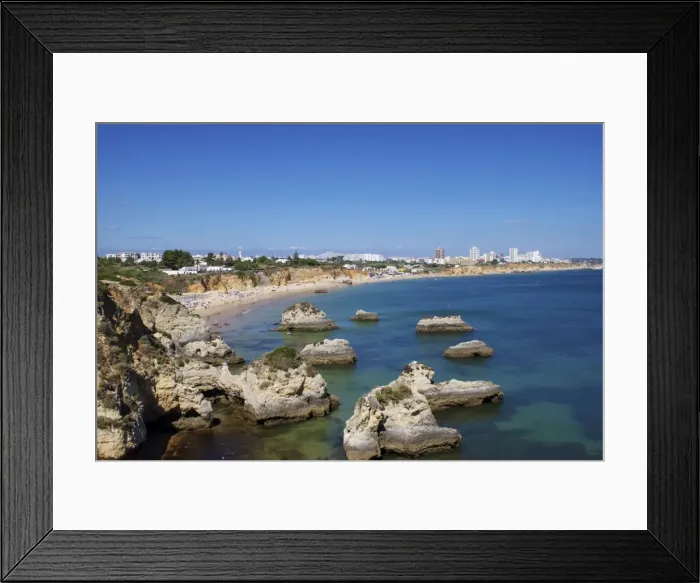 Framed Print : Praia do Vau, Portimao, Algarve, Portugal, Europe Framed Print : Praia do Vau, Portimao, Algarve, Portugal, Europe
