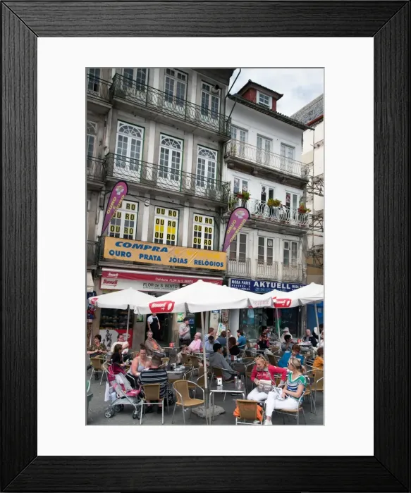 Framed Print : Restaurant in city centre, Porto (Oporto), Portugal, Europe Framed Print : Restaurant in city centre, Porto (Oporto), Portugal, Europe