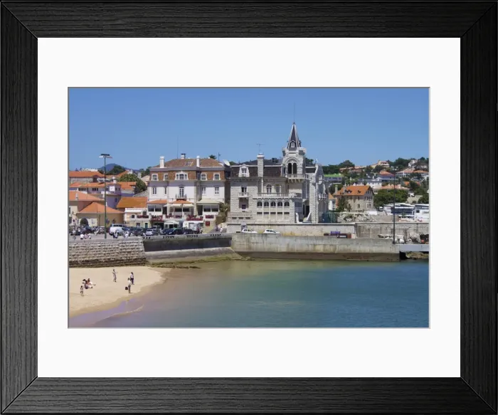 Framed Print : Fishermans Beach, Cascais, Portugal, Europe Framed Print : Fishermans Beach, Cascais, Portugal, Europe