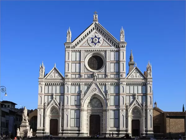 Santa Croce church, Florence, UNESCO World Heritage Site, Tuscany, Italy, Europe