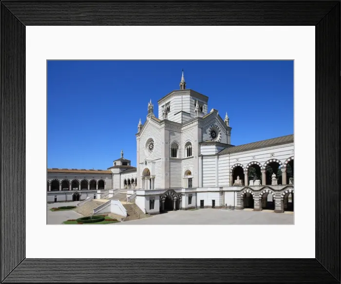 Framed Print : Monumental Cemetery by Architect Carlo Maciachini, Milan, Lombardy, Italy, Europe Framed Print : Monumental Cemetery by Architect Carlo Maciachini, Milan, Lombardy, Italy, Europe