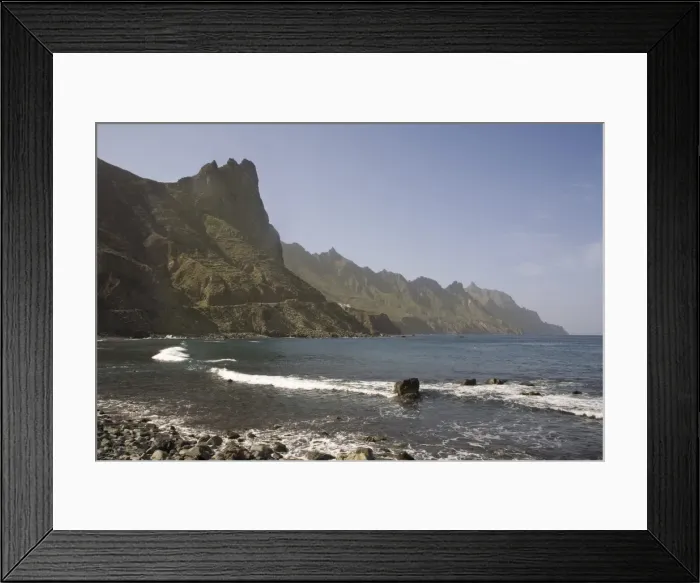 Framed Print : Roque de las Bodegas, Anaga coast, Taganana, Canary Islands, Spain, Atlantic, Europe Framed Print : Roque de las Bodegas, Anaga coast, Taganana, Canary Islands, Spain, Atlantic, Europe