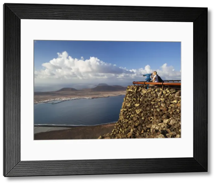 Framed Print : View to Isla Graciosa, Mirador del Rio, Lanzarote, Canary Islands, Spain Framed Print : View to Isla Graciosa, Mirador del Rio, Lanzarote, Canary Islands, Spain