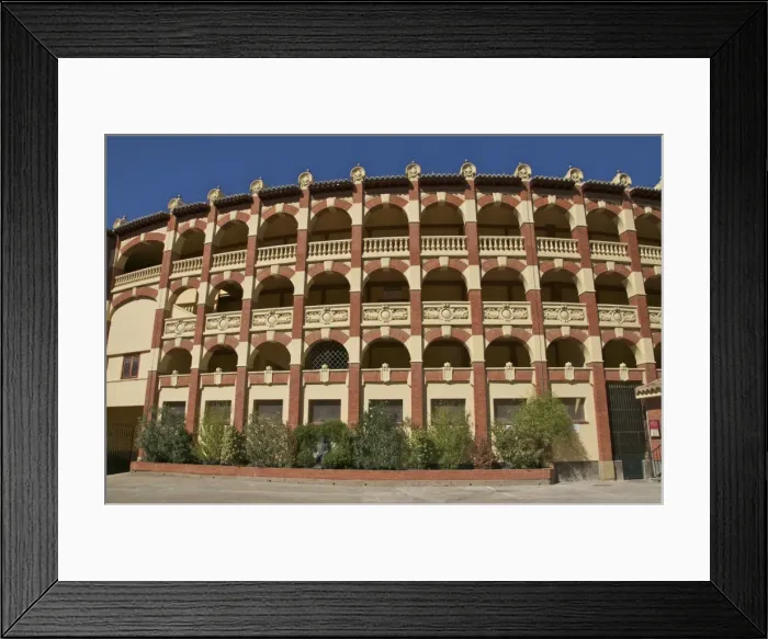Framed Print : Plaza de Toros, Saragossa (Zaragoza), Aragon, Spain, Europe