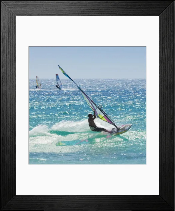 Framed Print : Windsurfer riding wave, Bonlonia, near Tarifa, Costa de la Luz, Andalucia, Spain, Europe Framed Print : Windsurfer riding wave, Bonlonia, near Tarifa, Costa de la Luz, Andalucia, Spain, Europe