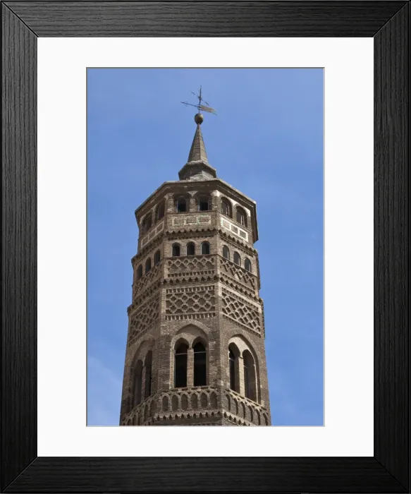 Framed Print : St. Pablo Church and its Mudejar Steeple, San Pablo quarter, Saragossa (Zaragoza), Aragon, Spain, Europe Framed Print : St. Pablo Church and its Mudejar Steeple, San Pablo quarter, Saragossa (Zaragoza), Aragon, Spain, Europe