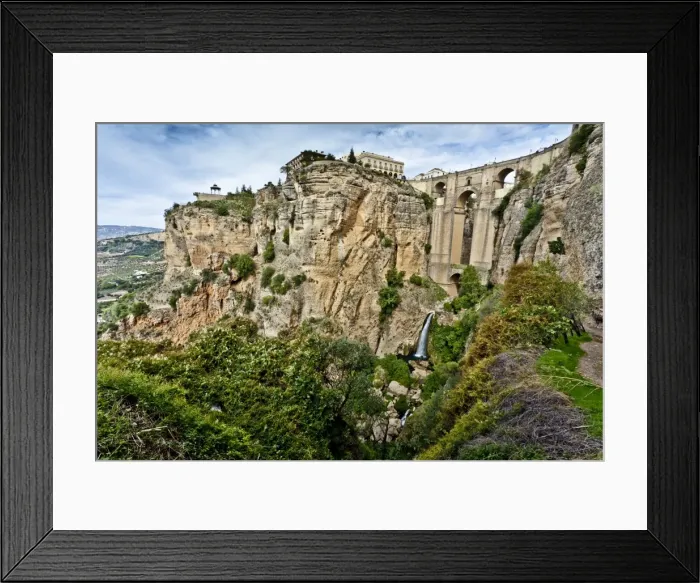 Framed Print : Puente Nuevo (New Bridge) over the El Tajo gorge of the river Guadalevin, Ronda, Andalucia, Spain, Europe Framed Print : Puente Nuevo (New Bridge) over the El Tajo gorge of the river Guadalevin, Ronda, Andalucia, Spain, Europe