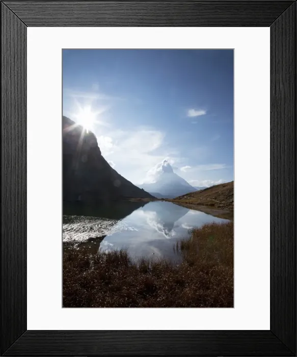 Framed Print : Matterhorn in distance, Zermatt, Canton Valais, Swiss Alps, Switzerland, Europe Framed Print : Matterhorn in distance, Zermatt, Canton Valais, Swiss Alps, Switzerland, Europe