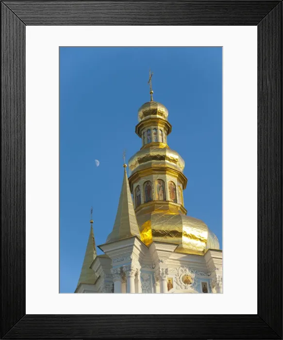 Framed Print : Kovnirs Bell Tower, Church of the Nativity of the Virgin, Pechersk Lavra, UNESCO World Heritage Site, Kiev, Ukraine, Europe