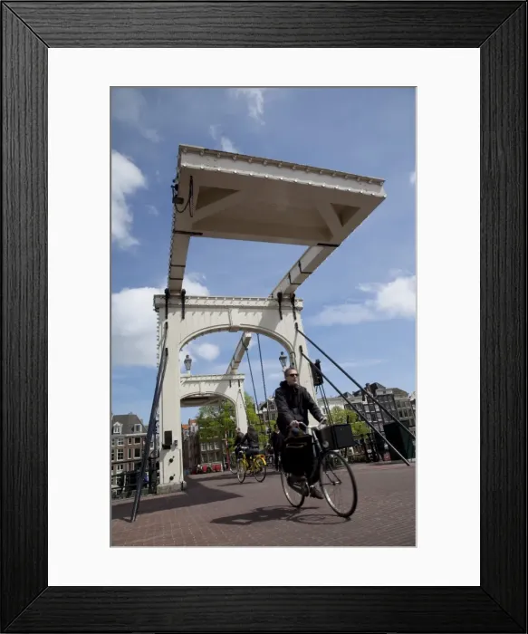 Framed Print : Magere Brug (Skinny Bridge), Amsterdam, Holland, Europe Framed Print : Magere Brug (Skinny Bridge), Amsterdam, Holland, Europe