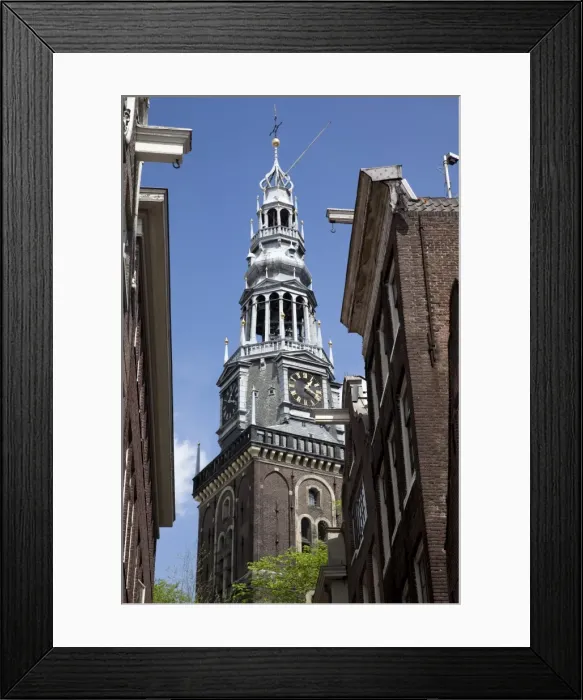 Framed Print : Oude Kerk, Amsterdam, Holland, Europe Framed Print : Oude Kerk, Amsterdam, Holland, Europe