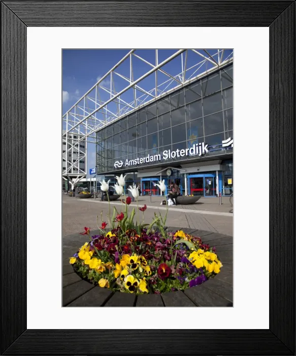 Framed Print : Amsterdam Sloterdijk Station, Amsterdam, Holland, Europe Framed Print : Amsterdam Sloterdijk Station, Amsterdam, Holland, Europe