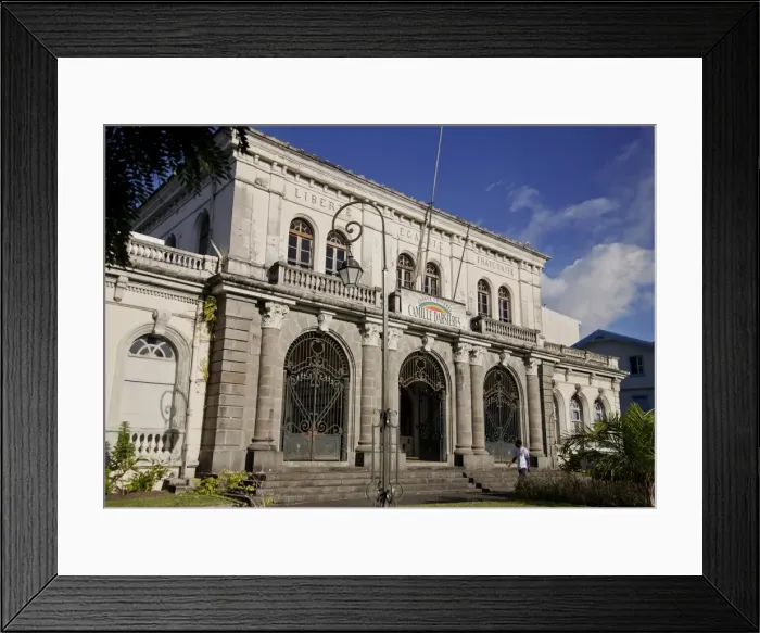 Framed Print : Former Courthouse building, Fort-de-France, Martinique, Lesser Antilles, West Indies, Caribbean, Central America Framed Print : Former Courthouse building, Fort-de-France, Martinique, Lesser Antilles, West Indies, Caribbean, Central America