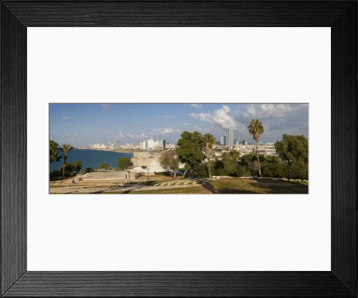 Framed Print : Downtown buildings viewed from HaPisgah Gardens Park, Jaffa, Tel Aviv, Israel, Middle East Framed Print : Downtown buildings viewed from HaPisgah Gardens Park, Jaffa, Tel Aviv, Israel, Middle East