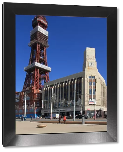Tower and Promenade, Blackpool, Lancashire, England, United Kingdom, Europe
