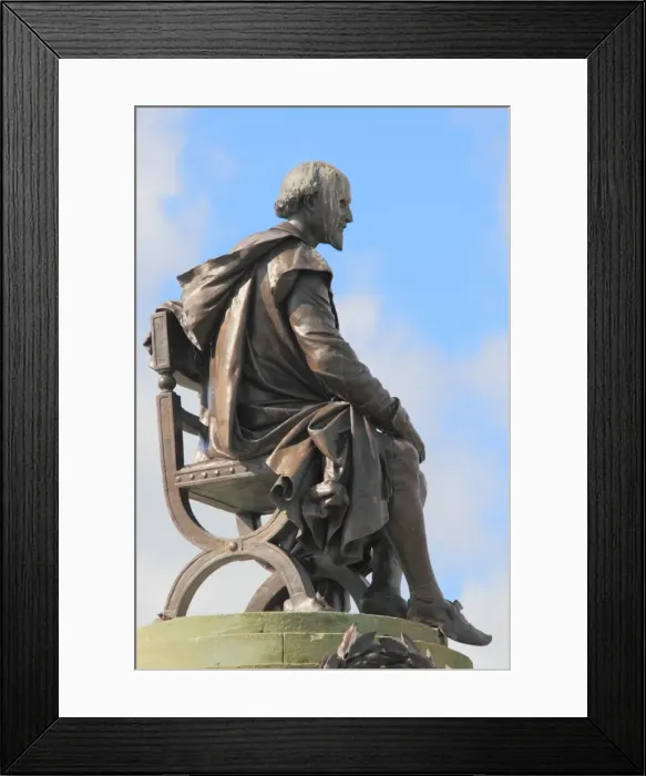 Framed Print : Shakespeare statue, Gower memorial, Stratford-upon-Avon, Warwickshire, England, United Kingdom, Europe Framed Print : Shakespeare statue, Gower memorial, Stratford-upon-Avon, Warwickshire, England, United Kingdom, Europe