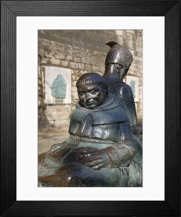 Framed Print : Friar Tuck statue, Nottingham, Nottinghamshire, England, United Kingdom, Europe Framed Print : Friar Tuck statue, Nottingham, Nottinghamshire, England, United Kingdom, Europe