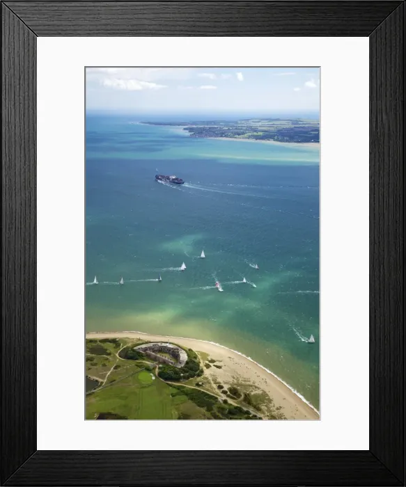 Framed Print : Aerial view of yachts racing in Cowes Week on the Solent, Isle of Wight, England, United Kingdom, Europe Framed Print : Aerial view of yachts racing in Cowes Week on the Solent, Isle of Wight, England, United Kingdom, Europe