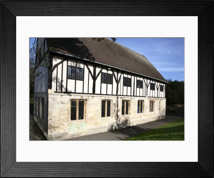 Framed Print : The Hospitium in Museum Gardens, York, Yorkshire, England Framed Print : The Hospitium in Museum Gardens, York, Yorkshire, England