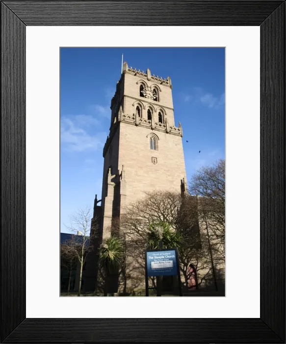 Framed Print : The Steeple Church, Dundee, Scotland Framed Print : The Steeple Church, Dundee, Scotland